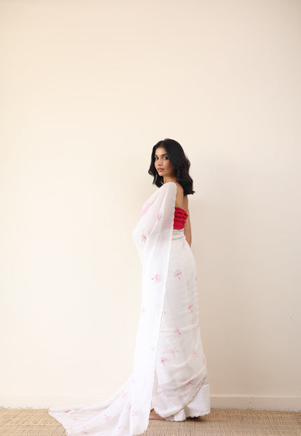 Kota doria printed saree