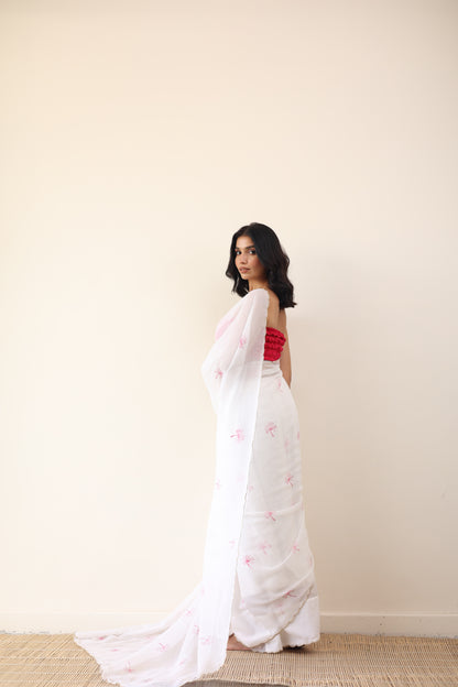 Kota doria printed saree