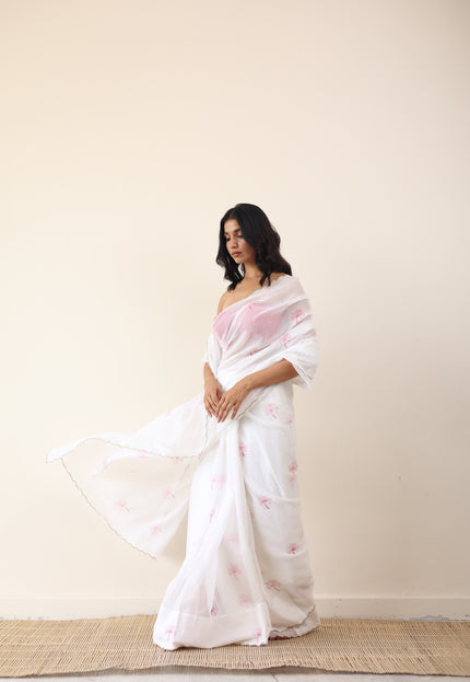 Kota doria printed saree