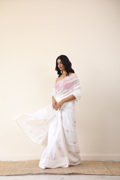 Kota doria printed saree