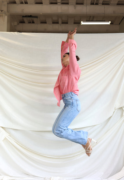 Cotton oversized shirt