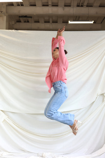 Cotton oversized shirt