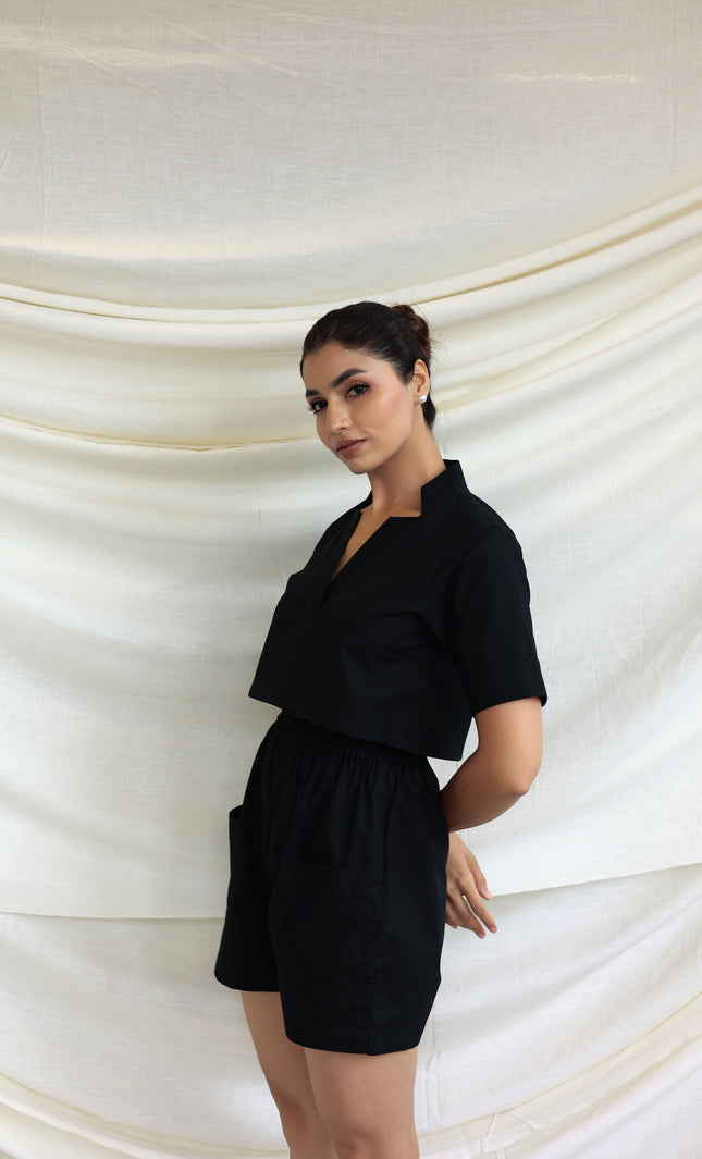 Cotton black top