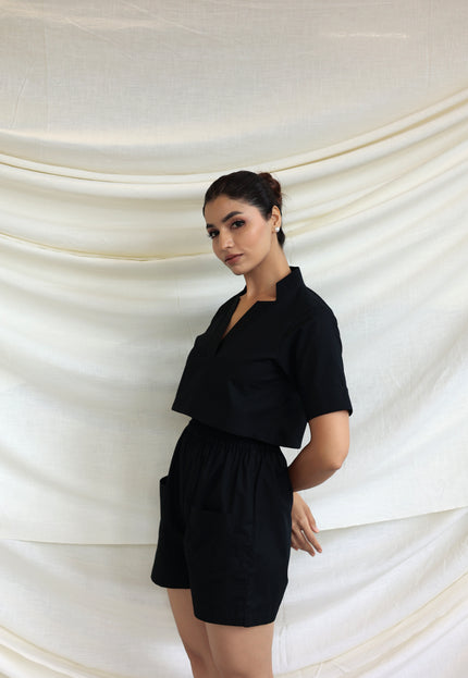 Cotton black top