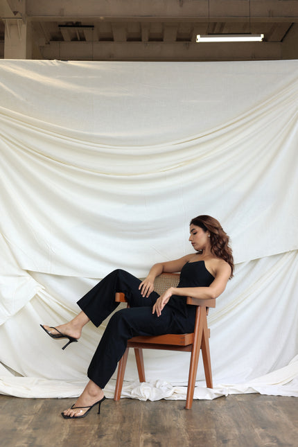 Black boned corset + Pants