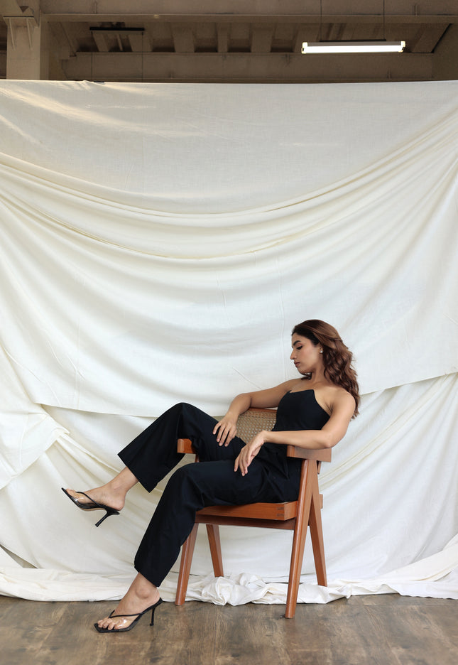 Black boned corset + Pants