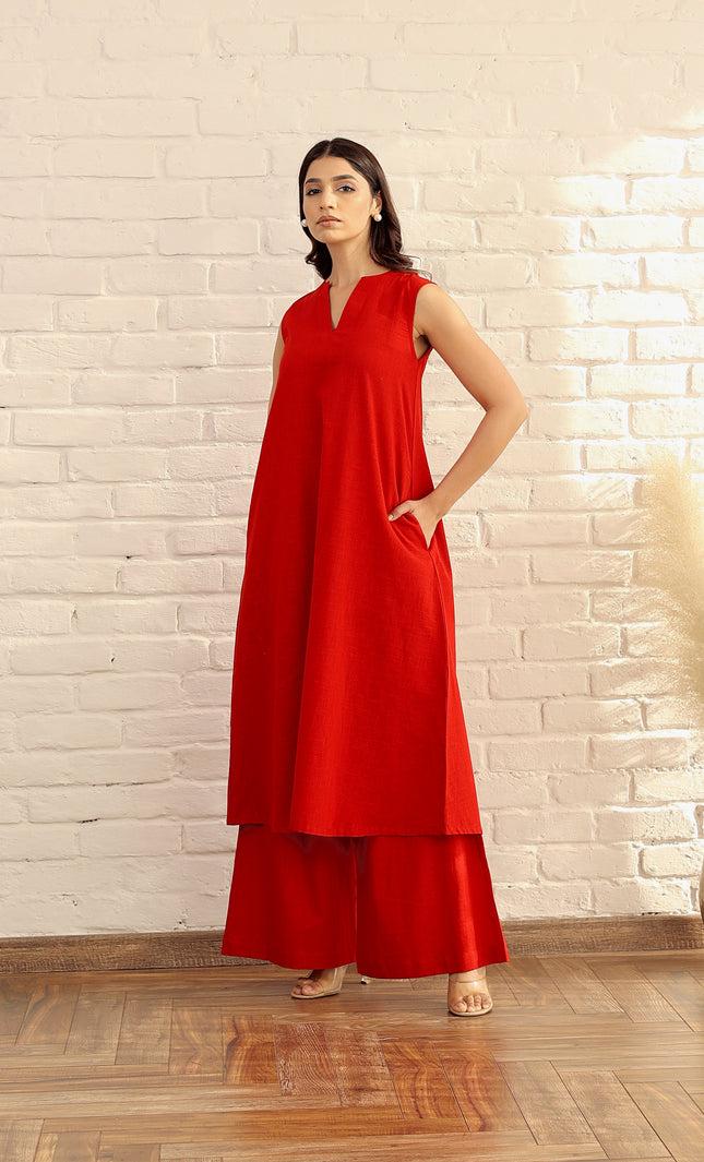 Cotton kurta and palazzo