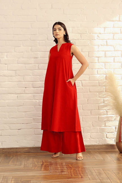 Cotton kurta and palazzo