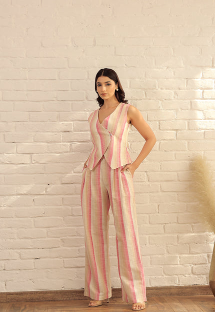 High waist trousers + Waistcoat