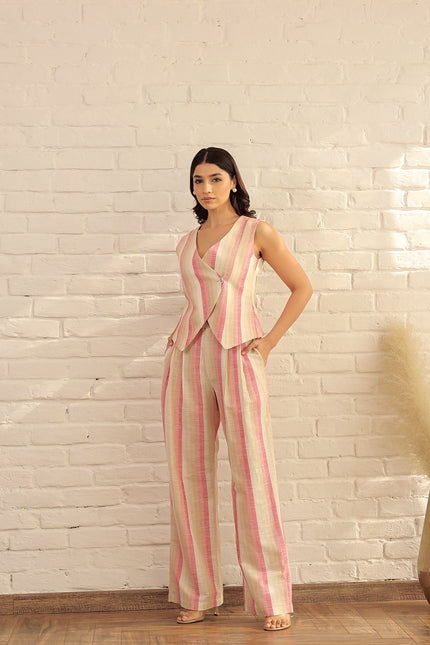 High waist trousers + Waistcoat