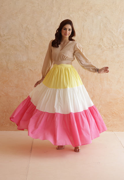 Cotton cut-out dress