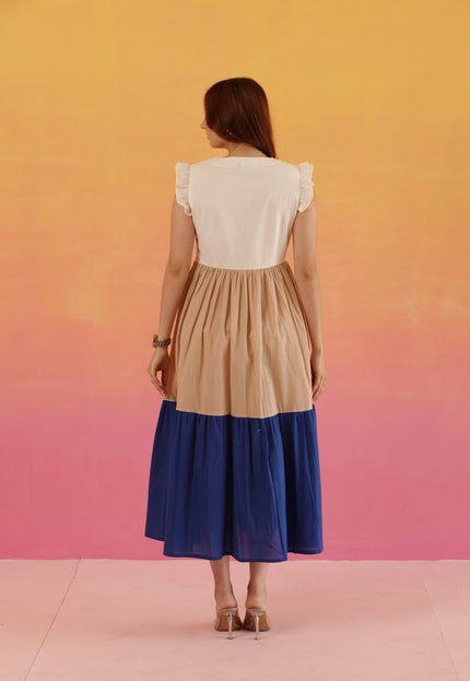 Cotton two tier dress