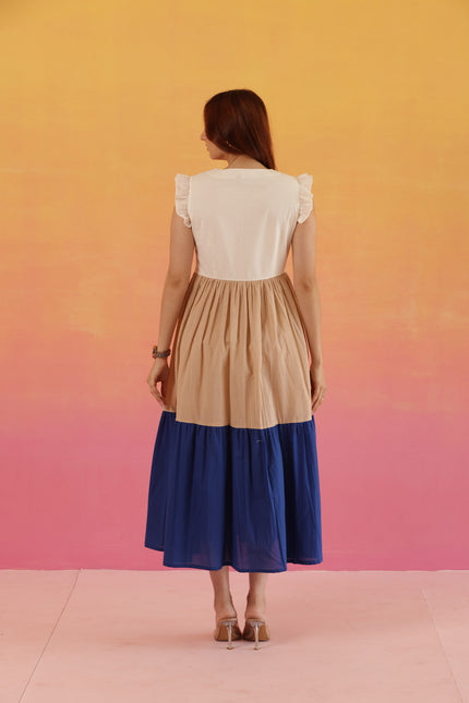 Cotton two tier dress