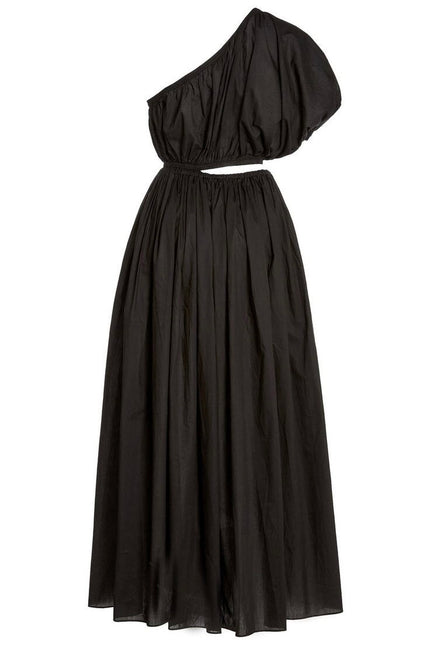 One shoulder midi dress