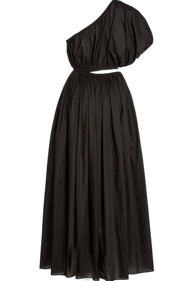 One shoulder midi dress