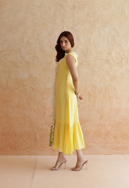 Cotton midi dress