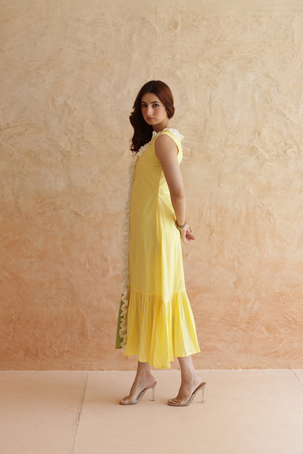 Cotton midi dress