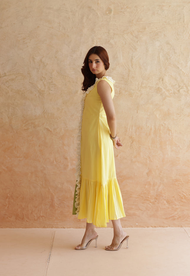 Cotton midi dress