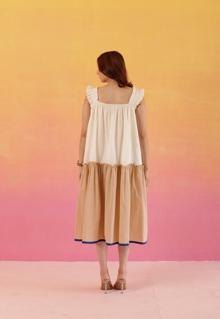 Cotton midi dress