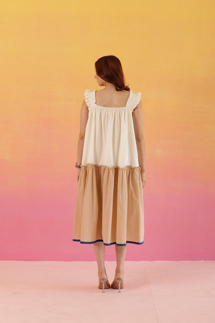 Cotton midi dress
