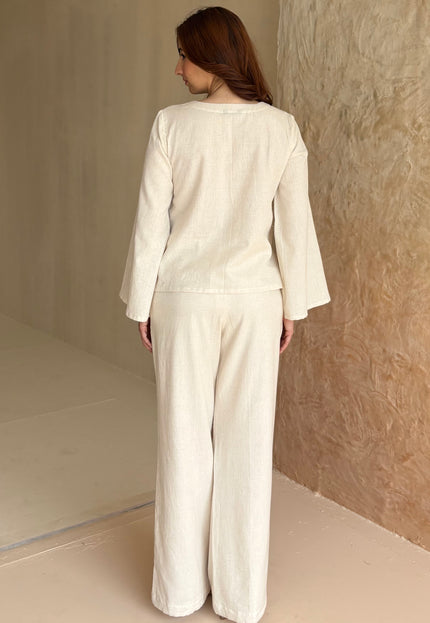 Cotton linen co-ord