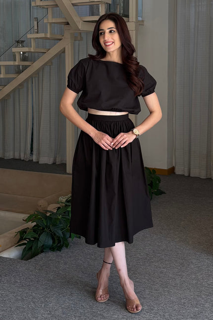 Black co-ord set