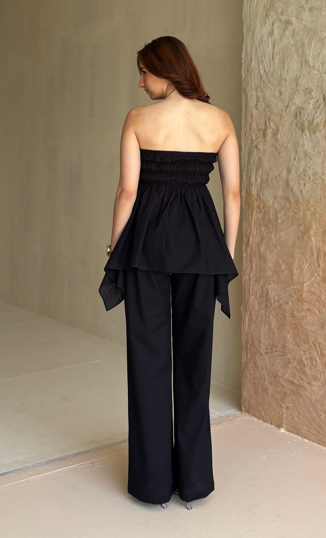 Black cotton co-ord