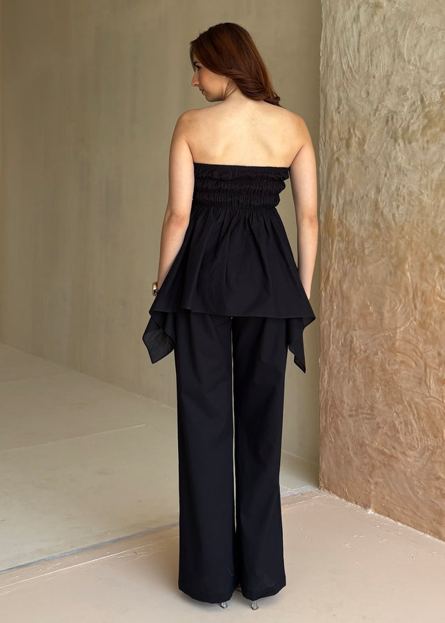 Black cotton co-ord
