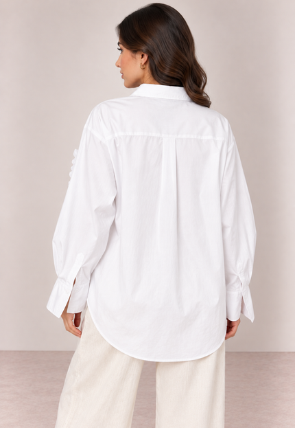 White poplin shirt