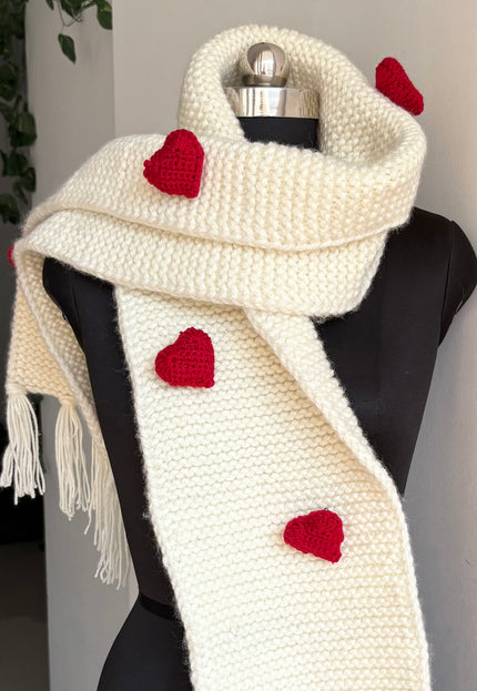 Handwoven wool muffler