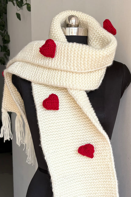 Handwoven wool muffler