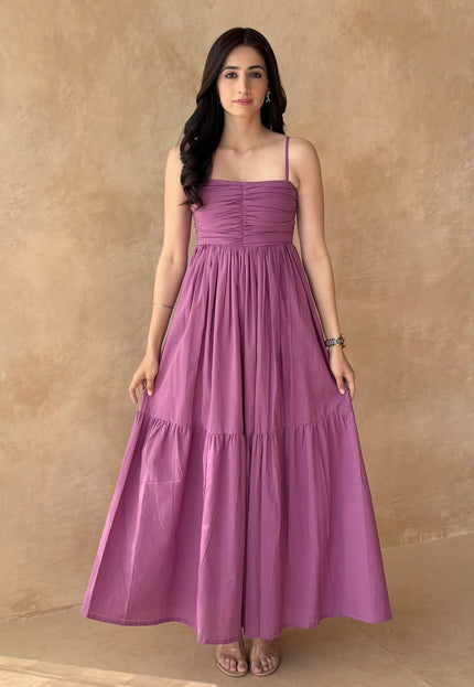 Lavender maxi dress