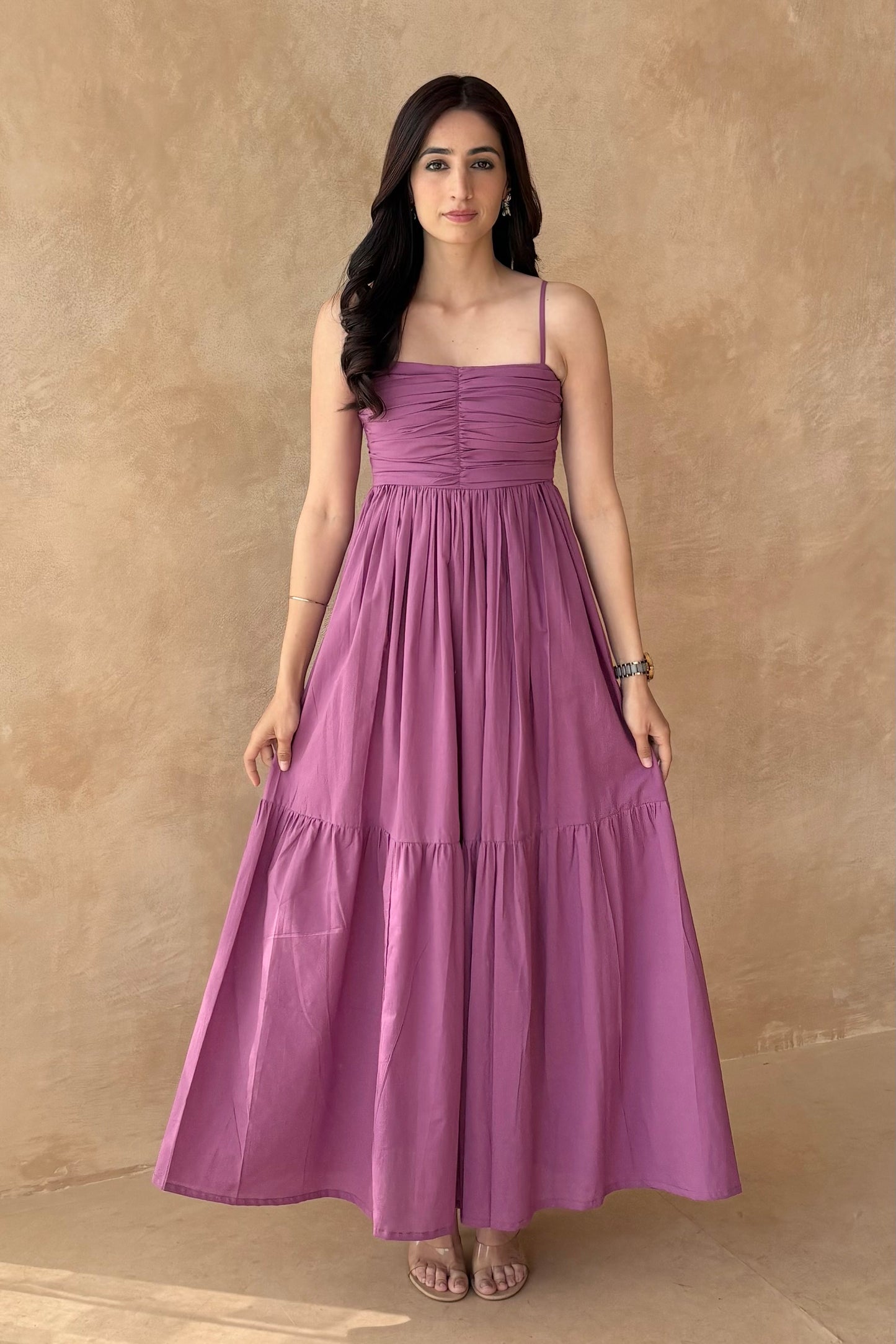 Lavender maxi dress