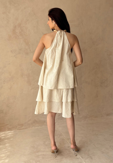 Cotton wooden beads co-ord set