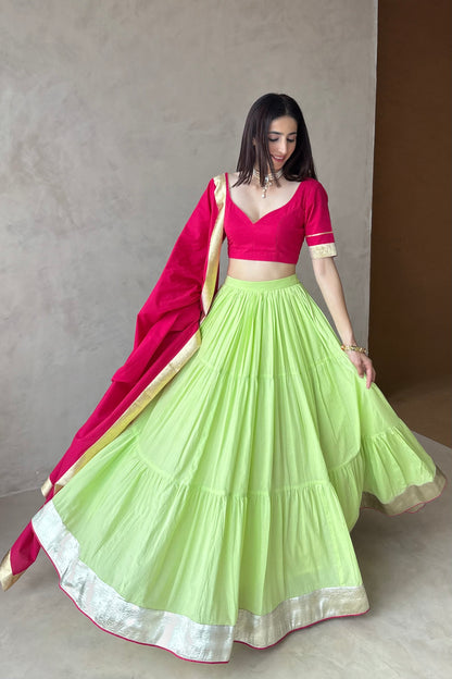 Rani pink lehenga set