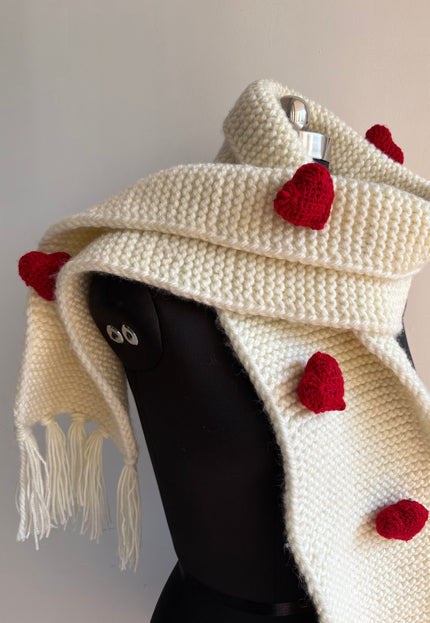 Handwoven wool muffler