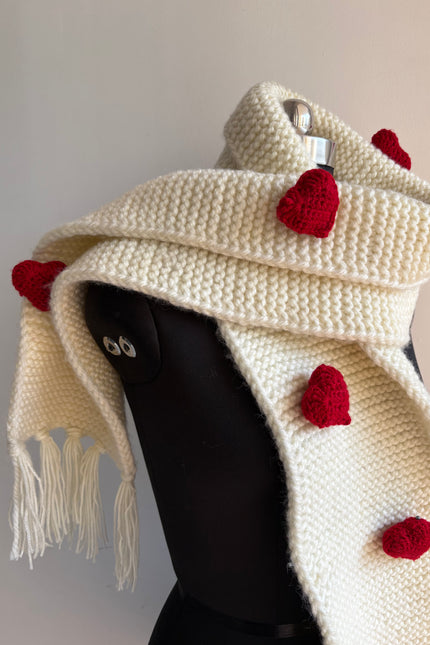 Handwoven wool muffler