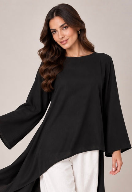 Black layered top