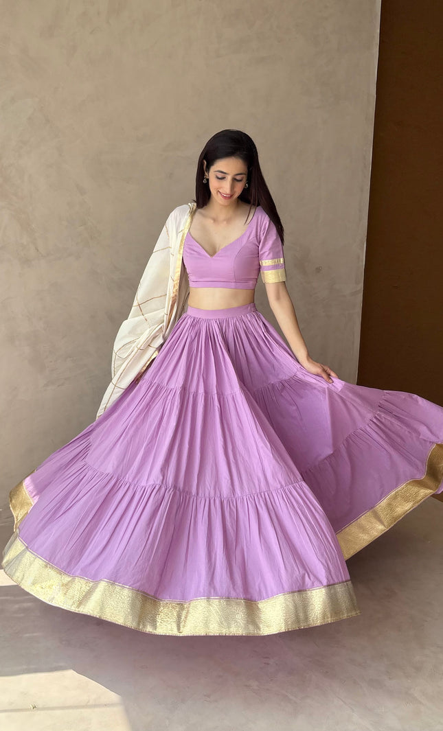 Lavender lehenga set