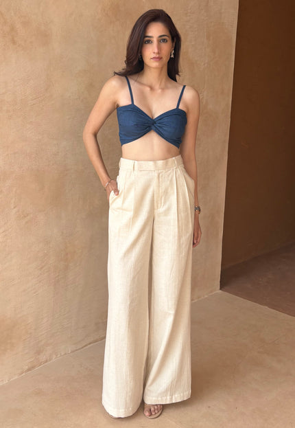 Denim Bandeau top