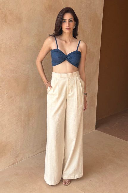 Denim Bandeau top