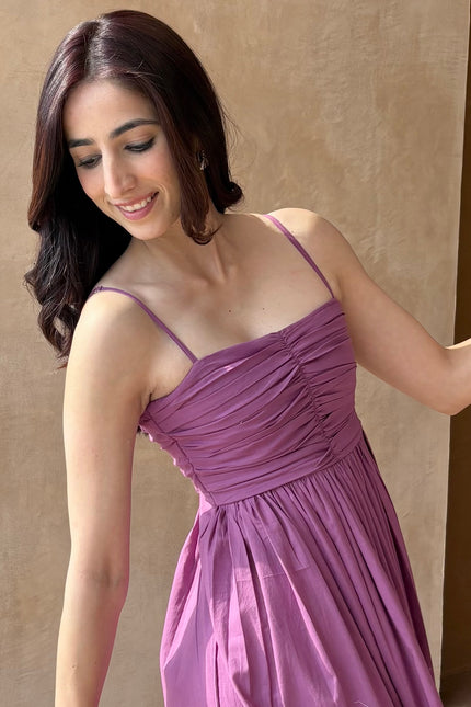 Lavender maxi dress