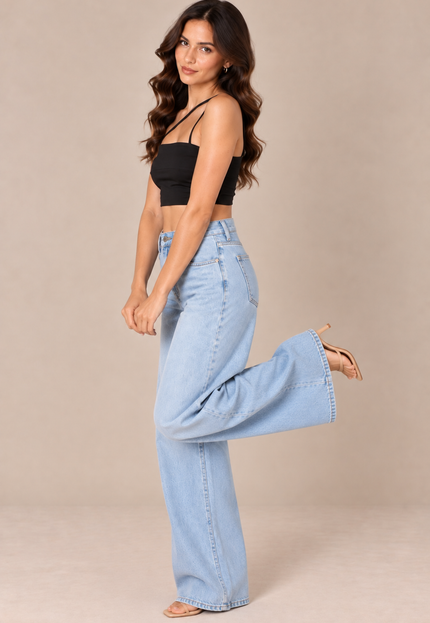 White cotton tube top