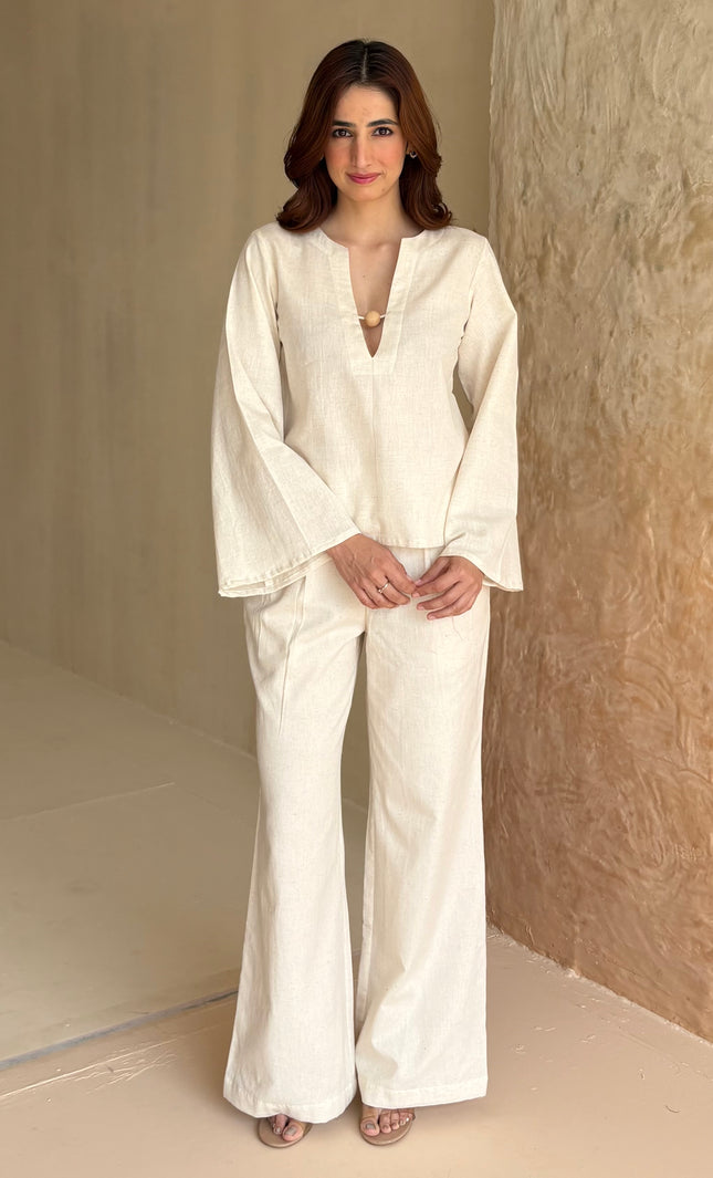 Cotton linen co-ord