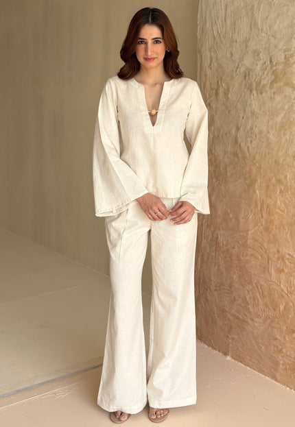 Cotton linen co-ord