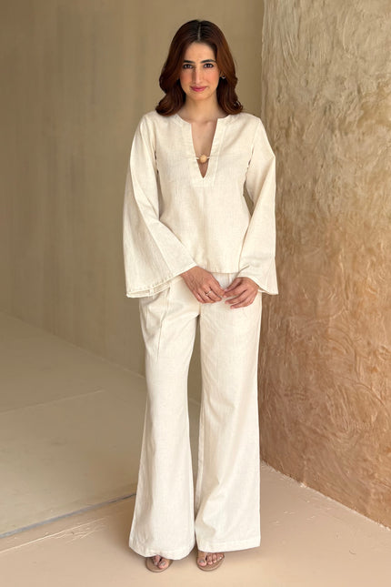 Cotton linen co-ord