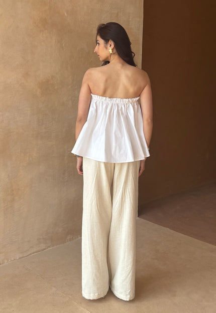 Cotton tie-up top