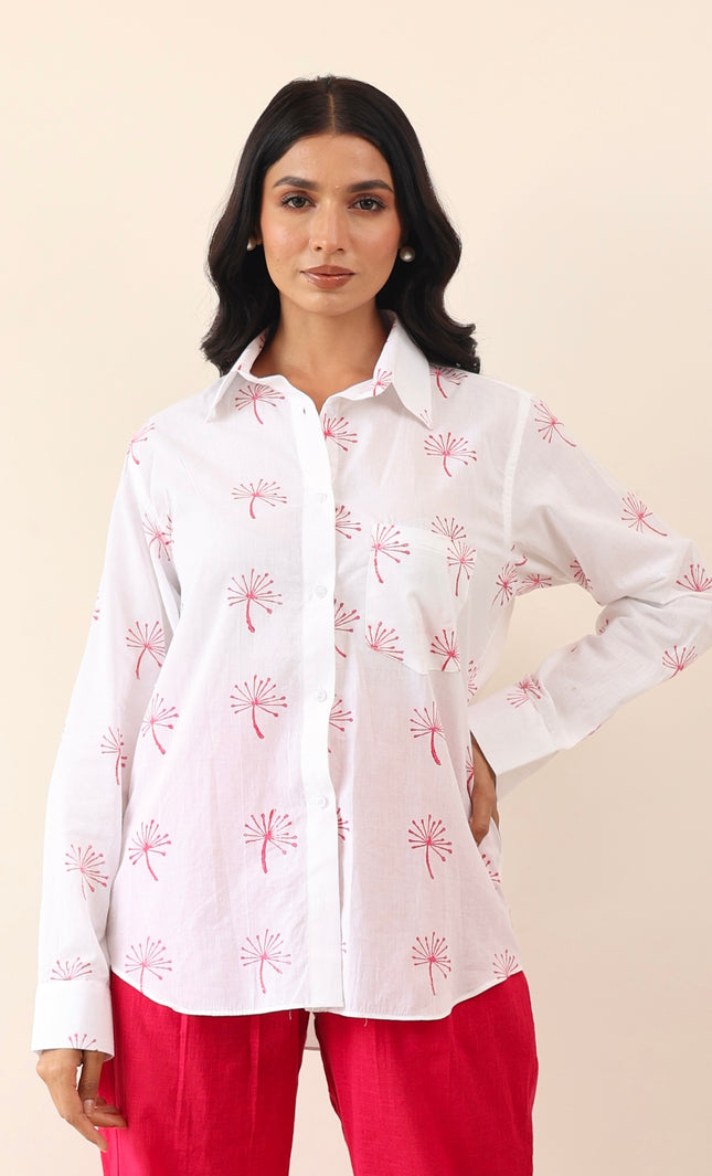 White cotton shirt