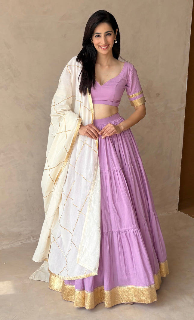 Lavender lehenga set