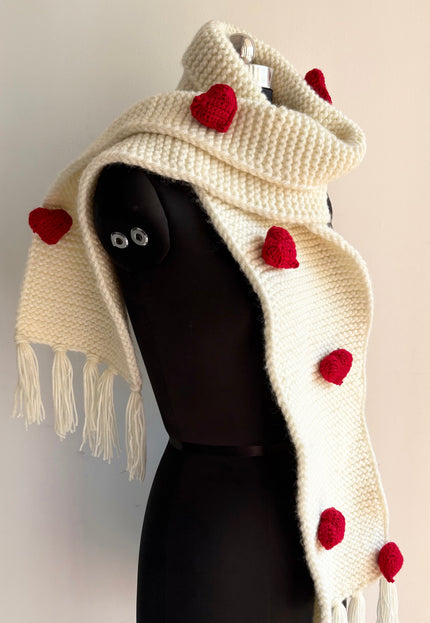 Handwoven wool muffler